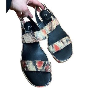 Thierry Rabotin Uno Python Snake Sandals Sz. 39 (US 8.5)